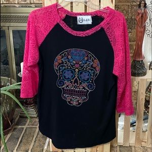 L&B Sugar Skull Shirt